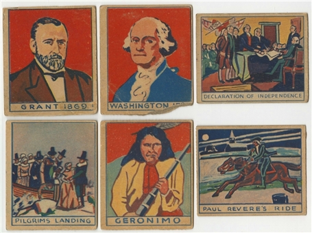 1930s R129 Anonymous "Series of 48 - American History" Near Set (43/48)